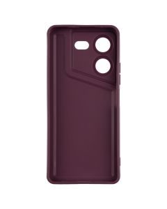 Чохол накладка для TECNO POVA 5 Pro 5G Soft Leather Фіолетова (Purple)