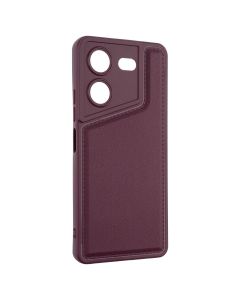 Чохол накладка для TECNO POVA 5 Pro 5G Soft Leather Фіолетова (Purple)