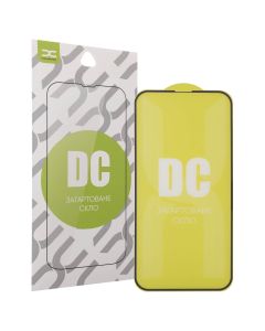 Захисне скло для iPhone 13/13 Pro/14 DC 3D Чорне (Black)