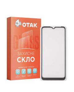 Захисне скло для Motorola G10/G30 3D Чорне (Black)