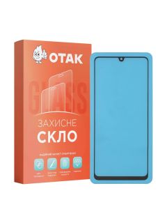 Захисне скло для Samsung M12 3D Чорне (Black)