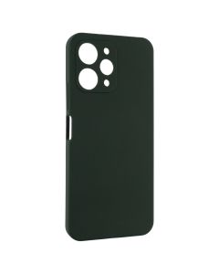 Чехол накладка для Xiaomi Redmi 12 WAVE Silicone Cover Зелёный (Кипрский зелёный)