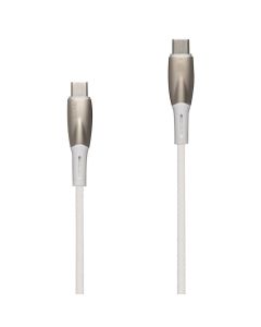 USB кабель Baseus Glimmer Series Fast Charging Type-C to Type-C 100W 2м Білий (White)