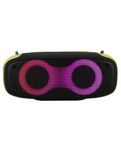 Bluetooth колонка Hopestar A30 Party (70W/IPX5/RBG/8800mAh) Чорна Зелена (Black Green)