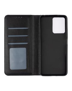 Чехол кейс для Xiaomi Redmi Note 12 DM Book Case Leather Черный (Black)