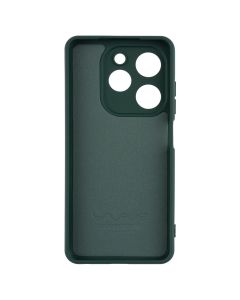 Чехол накладка для TECNO Spark 20/20C/GO 2024/POP 8/Infinix Hot 40i WAVE Цветной Зелёный (Лесной Зелёный)