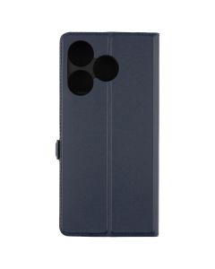 Чехол кейс для TECNO Spark 10C Status Case Магнит Синий (Blue)