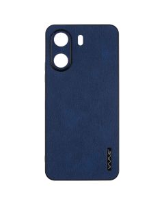 Чохол накладка для Xiaomi Redmi 13C WAVE Leather Case Синя (Blue)