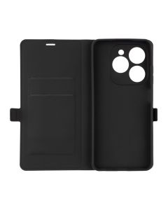 Чехол кейс для TECNO Spark 20/20C/GO 2024/POP 8/Infinix Hot 40i WAVE с клапаном Черный (Black)