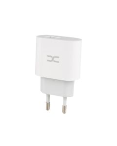 Зарядний пристрій DC CA-D20 (1 USB+1 USB-C) 2.4A Білий (White)