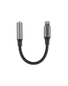 Перехідник Proove SoundMesh Lightning + 3.5mm Сірий (Grey)