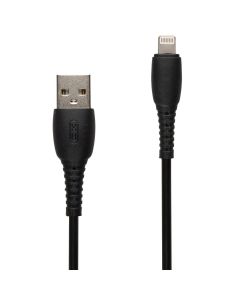 USB кабель XO NB-P163 2.4A 1м Lightning Чёрный