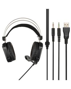 Навушники накладні PC XO GE07 Gaming Чорні (Black)