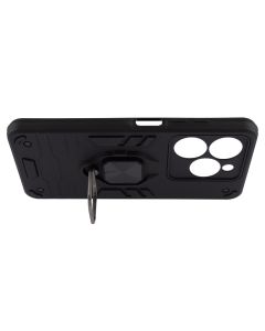 Чехол-накладка для TECNO Spark 20 Transformer Ring Черный (Black)