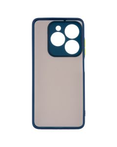 Чехол накладка для TECNO Spark 20/20C/GO 2024/POP 8/Infinix Hot 40i Bumper Matte Case Синий (Blue)