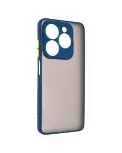 Чехол накладка для TECNO Spark 20/20C/GO 2024/POP 8/Infinix Hot 40i Bumper Matte Case Синий (Blue)