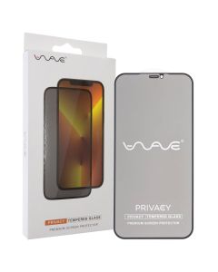 Захисне скло для iPhone 12 Pro Max WAVE Privacy Чорне (Black)