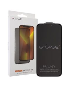 Захисне скло для iPhone 14 Pro WAVE Privacy Чорне (Black)