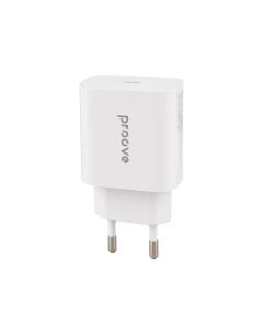 Зарядний пристрій Proove Rapid 30W + кабель Type-C to Type-C Білий (White)