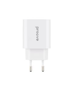 Зарядное устройство Proove Rapid 20W (1USB-C) + кабель Type-C to Lightning Белый (White)