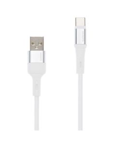 USB кабель Glasscove Braid 3A Type-C 1м Білий (White)
