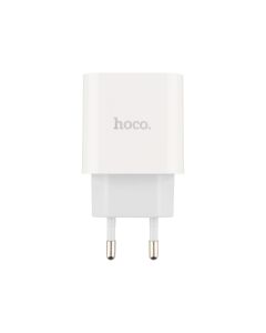 Зарядное устройство Hoco C80A Plus 20W (1USB + 1USB-C) QC Белый