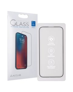 Защитное стекло для iPhone 15 Pro ACCLAB Full Черное (Black)