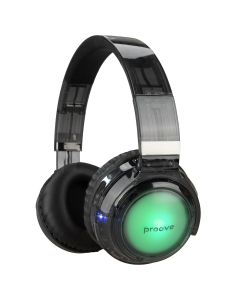 Бездротові повнорозмірні навушники Proove Crystal Galaxy Чорні (Transparent Black)