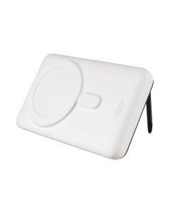 PowerBank 10000 mAh Baseus Magnetic Bracket Wireless 20W Білий (White)