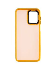 Чехол-накладка для Motorola G14 TPU+PCLyon Forsted Оранжевый (Orange)