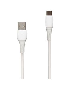 USB кабель XO NB225 Двухцветный Type-C 2.4A 1м Белый