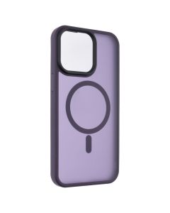 Чохол накладка для iPhone 15 Pro Max WAVE Matte Insane MagSafe Фіолетова (Deep Purple)