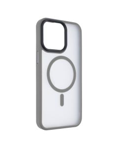 Чохол накладка для iPhone 15 Pro Max WAVE Matte Insane MagSafe Сіра (Grey)