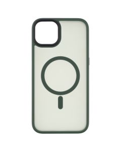 Чохол накладка для iPhone 15 Plus WAVE Matte Insane MagSafe Зелена (Green)