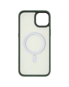 Чохол накладка для iPhone 15 Plus WAVE Matte Insane MagSafe Зелена (Green)