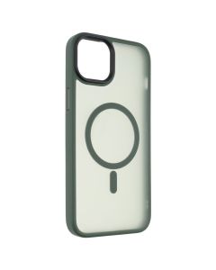 Чохол накладка для iPhone 15 Plus WAVE Matte Insane MagSafe Зелена (Green)
