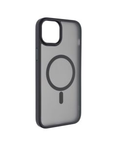 Чохол накладка для iPhone 15 Plus WAVE Matte Insane MagSafe Чорна (Black)