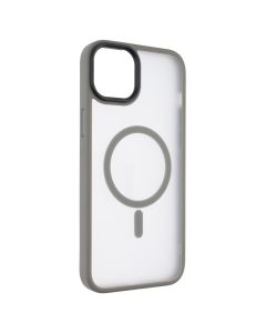 Чохол накладка для iPhone 15 Plus WAVE Matte Insane MagSafe Сіра (Grey)