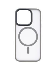 Чохол накладка для iPhone 15 Pro WAVE Matte Insane MagSafe Сіра (Grey)