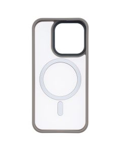 Чохол накладка для iPhone 15 Pro WAVE Matte Insane MagSafe Сіра (Grey)