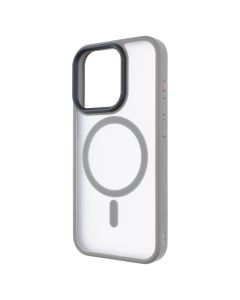 Чохол накладка для iPhone 15 Pro WAVE Matte Insane MagSafe Сіра (Grey)