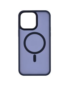 Чохол накладка для iPhone 14 Pro Max WAVE Matte Insane MagSafe Синя (Midnight Blue)