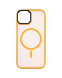 Чохол накладка для iPhone 13 WAVE Matte Insane MagSafe Помаранчева (Orange)