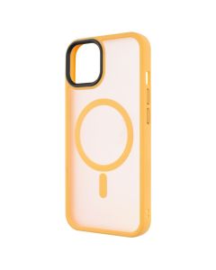 Чохол накладка для iPhone 13 WAVE Matte Insane MagSafe Помаранчева (Orange)