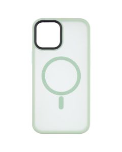 Чохол накладка для iPhone 12 Pro Max WAVE Matte Insane MagSafe Зелена (Mint)
