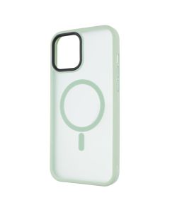 Чохол накладка для iPhone 12 Pro Max WAVE Matte Insane MagSafe Зелена (Mint)
