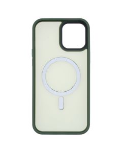 Чохол накладка для iPhone 12 Pro Max WAVE Matte Insane MagSafe Зелена (Green)