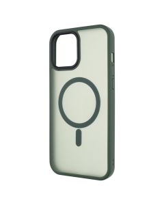 Чохол накладка для iPhone 12 Pro Max WAVE Matte Insane MagSafe Зелена (Green)