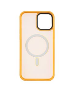 Чохол накладка для iPhone 12 Pro Max WAVE Matte Insane MagSafe Помаранчева (Orange)