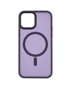 Чехол накладка для iPhone 12/12 Pro WAVE Matte Insane MagSafe Фиолетовый (Deep Purple)